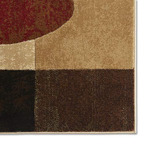 Contemporary Geometric Area Rug in 86x62 Inches