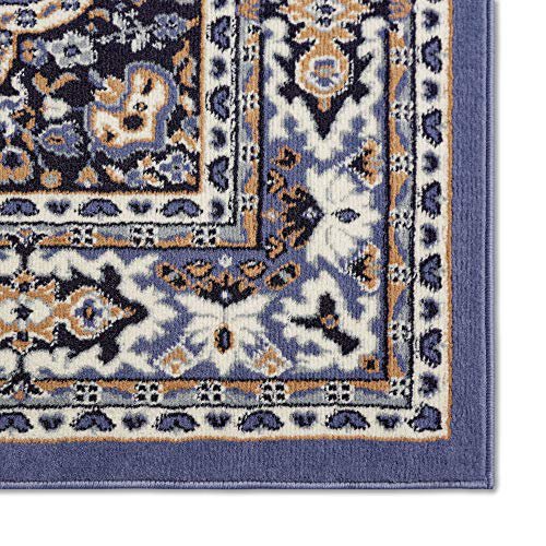 Area Rug Size 5Ft 2Inch x 7Ft 4Inch in Country Blue