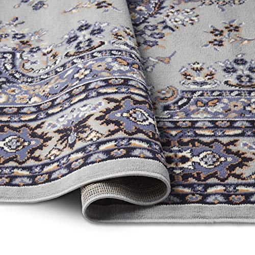 Area Rug Size 3Ft 7inch x 5Ft 2inch in Silver