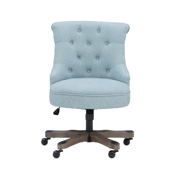 Chair with Adjustable Height in Light Blue