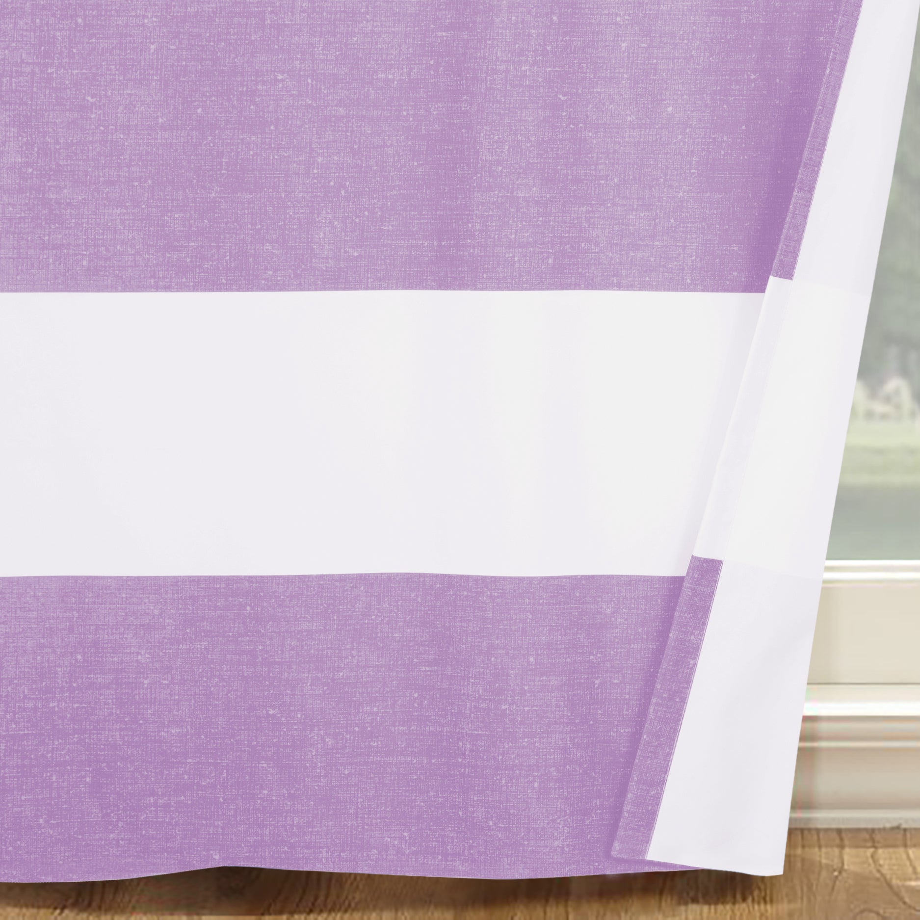 Darkening Rod Pocket Curtain Panel 30x63 Inch in Purple