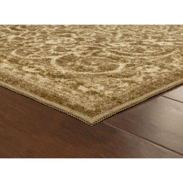Runner Rug Beige Size 5ft x 7ft