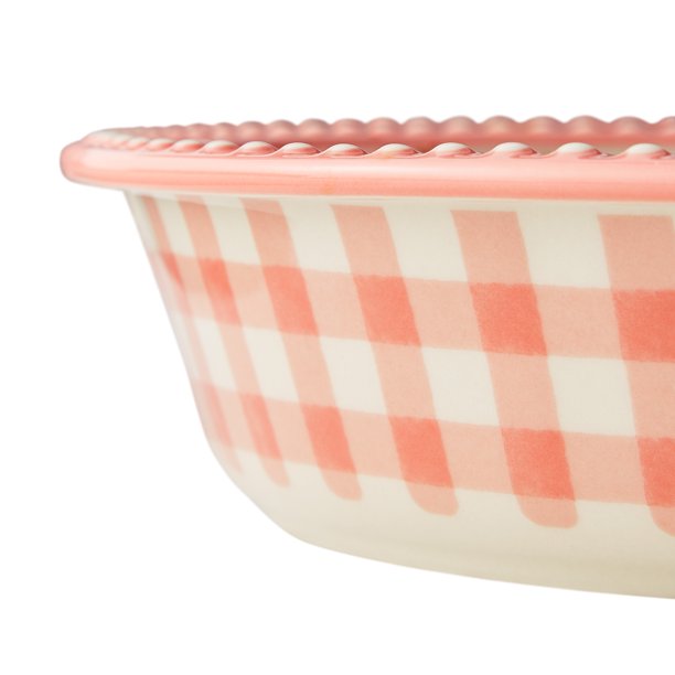 Ceramic Pie Plate in Sweet Romance Blossoms 9 Inches