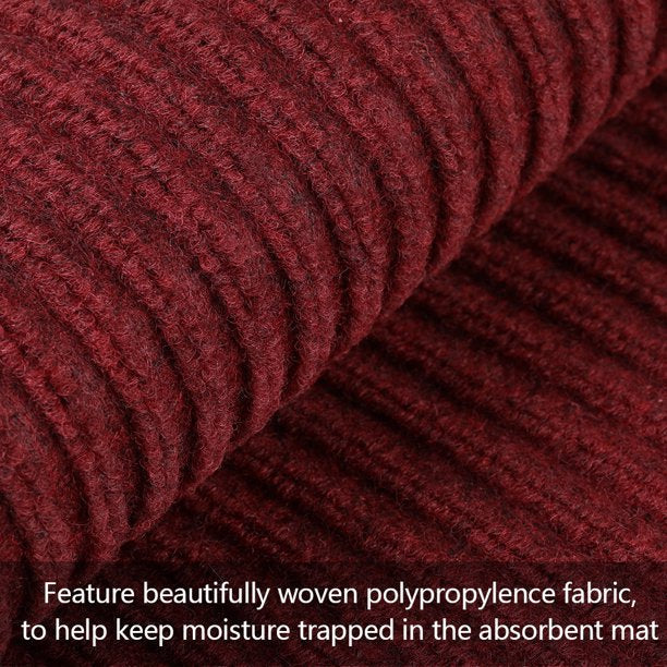 Front Doormat Entrance in Burgundy 16x24 Inches