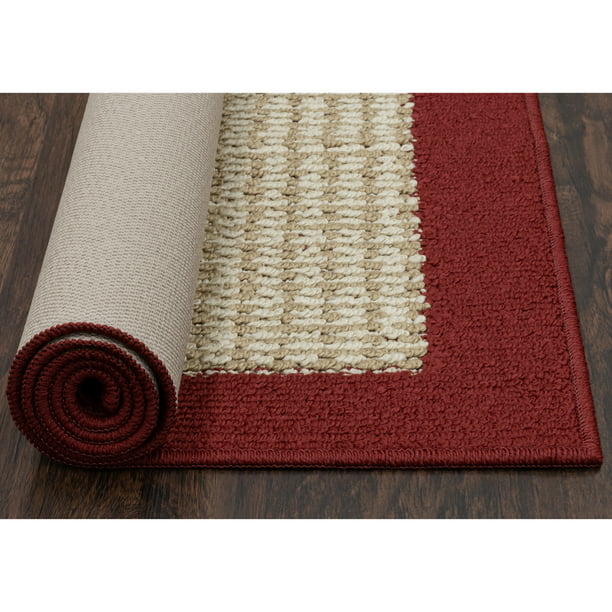 Runner Rug Red 72x24 Inches