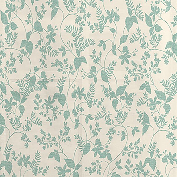 Curtain Tier and Valance Aqua Piece Set