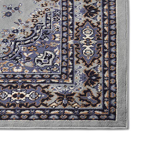 Area Rug Size 5 Ft 2Inch x 7Ft 4Inch in Silver