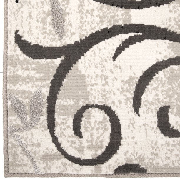 Iron Fleur Runner in Beige 1ft 8in x 2ft 10in