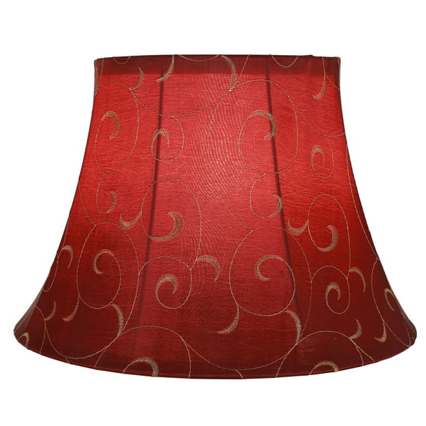 Bell Table Lamp Shade in Red