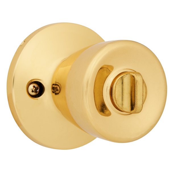 Brinks Doorknob in Polished Brass Finish