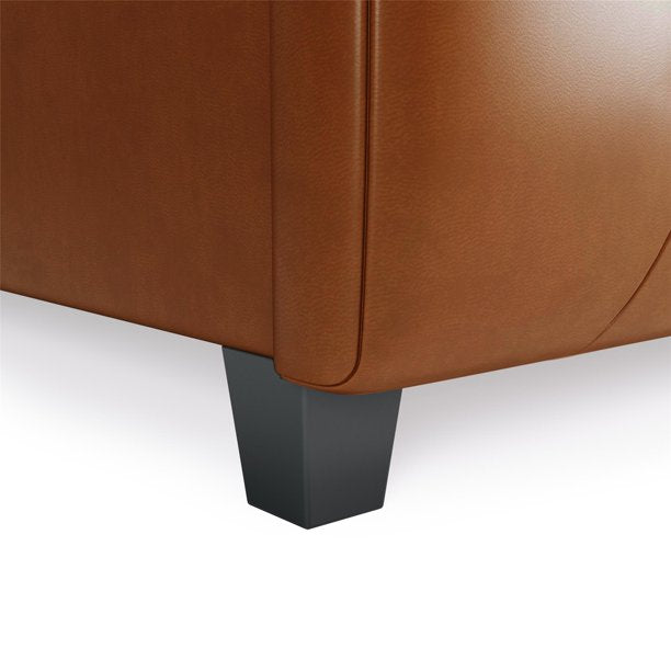 Dakota Upholstered Platform Bed Queen in Camel