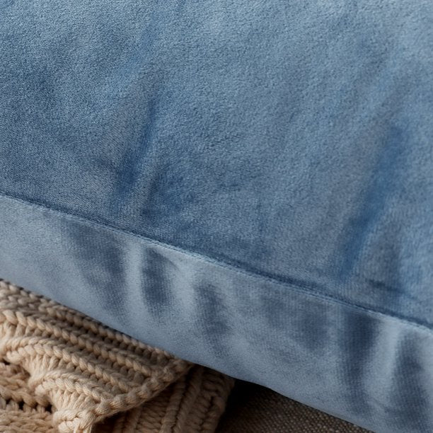 Pillow Covers for Couch Sofa Haze Blue 16x16 inches Pack of 2