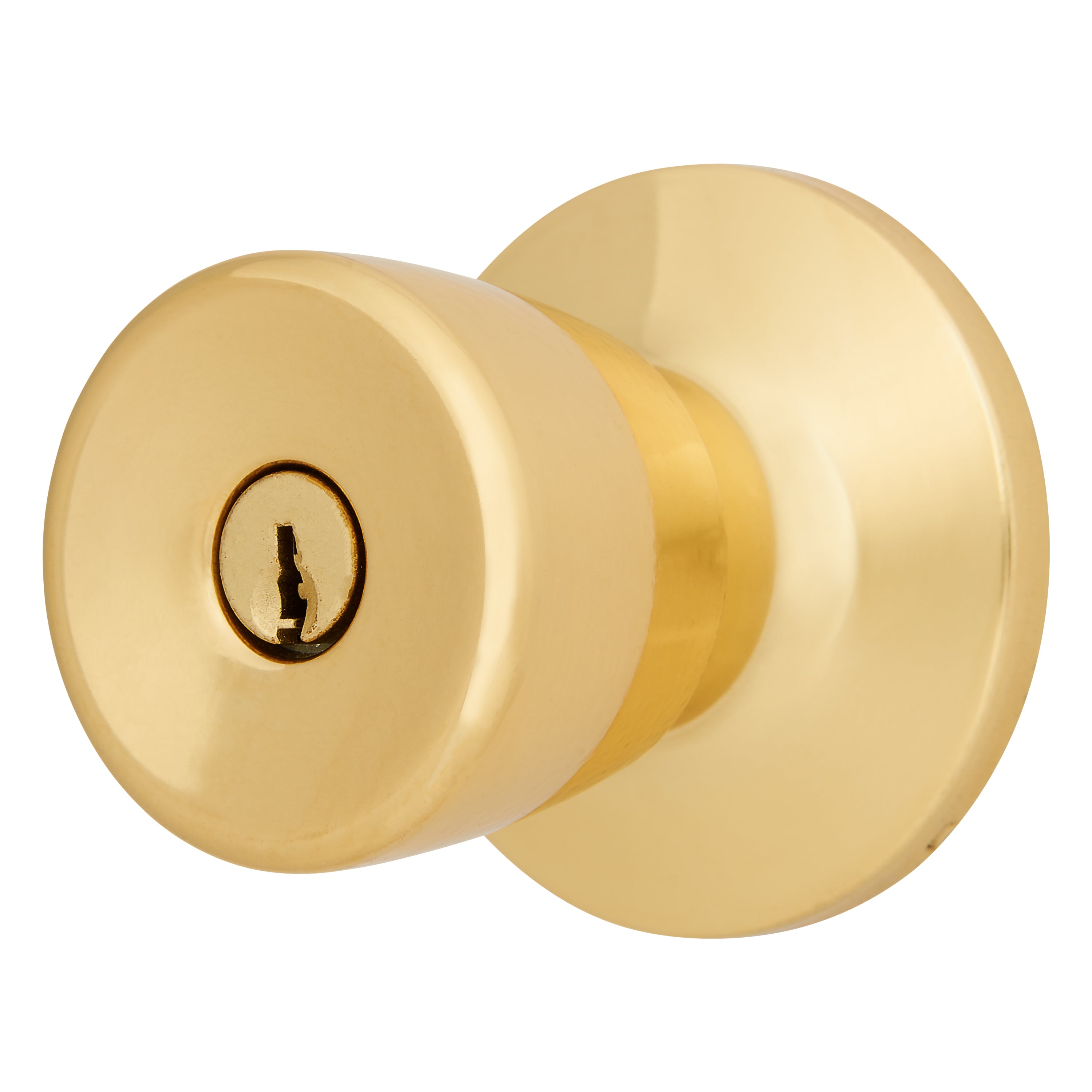 Brinks Doorknob in Polished Brass Finish