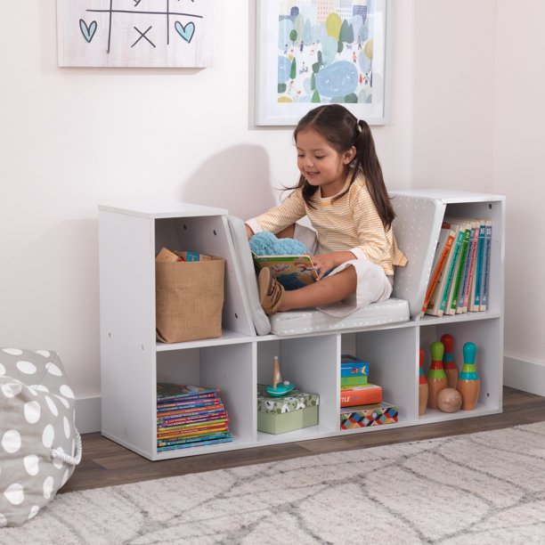Bookcase 6 Shelves in White