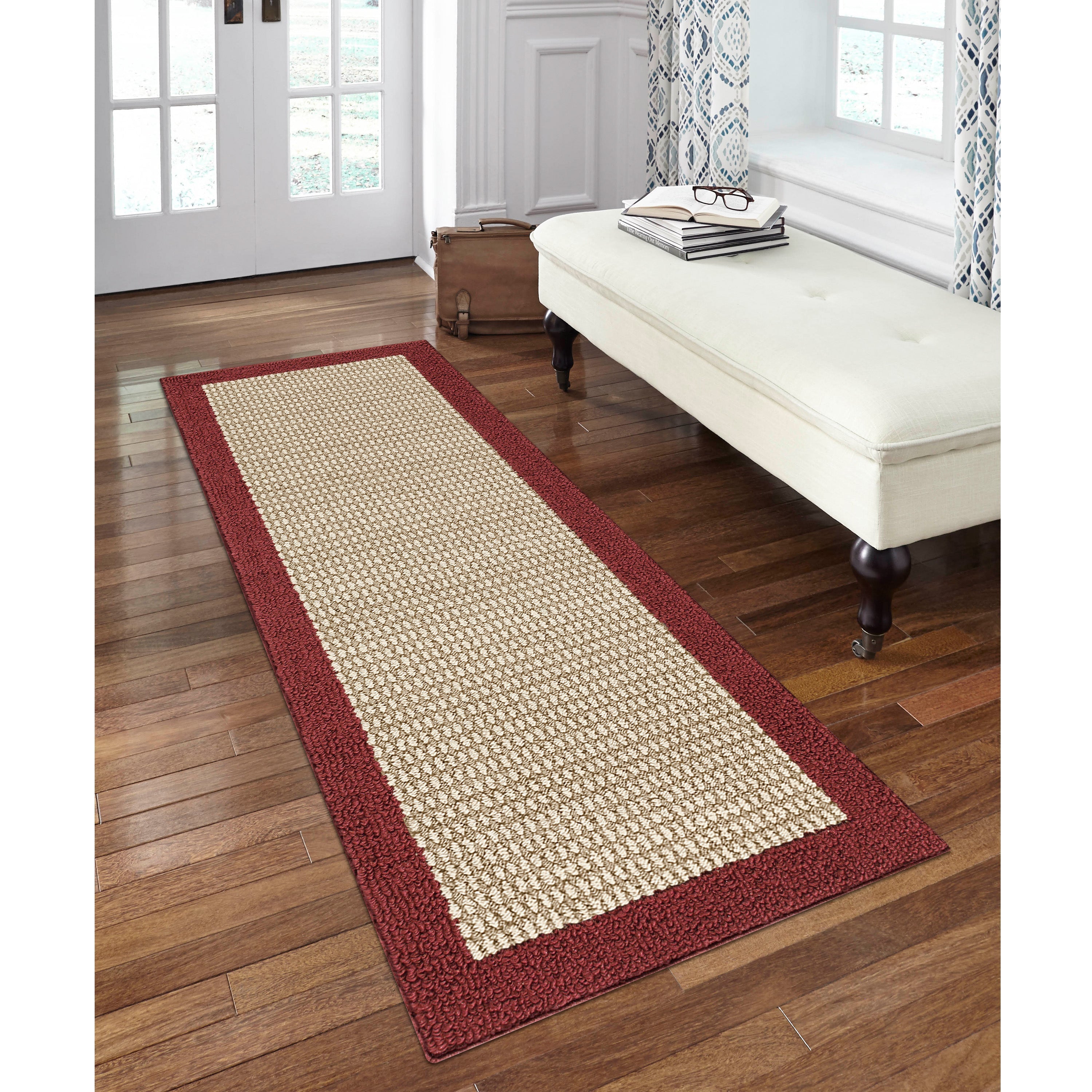 Runner Rug Red 72x24 Inches