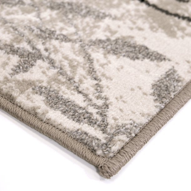 Iron Fleur Runner in Beige 1ft 8in x 2ft 10in