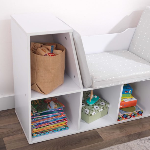 Bookcase 6 Shelves in White