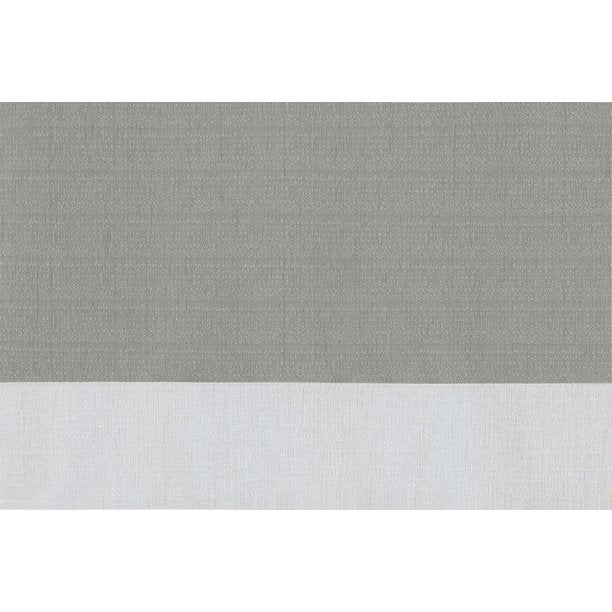 Darling Darcy Kitchen Curtain Grey and White 3 Piece Set