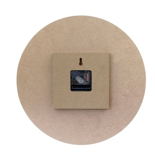 Blue Analog Round Coastal Battery Operated Wall Clock in 14 inches