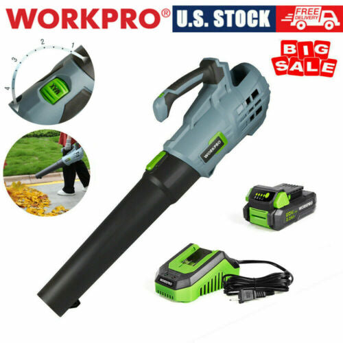 Cordless Handheld Battery Powered Leaf Blower Garden Cleaning Tools 20V