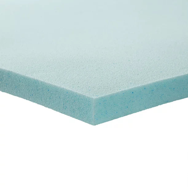 Cooling Mattress Topper Twin in 2 Inches Blue