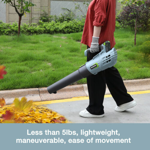 Cordless Handheld Battery Powered Leaf Blower Garden Cleaning Tools 20V