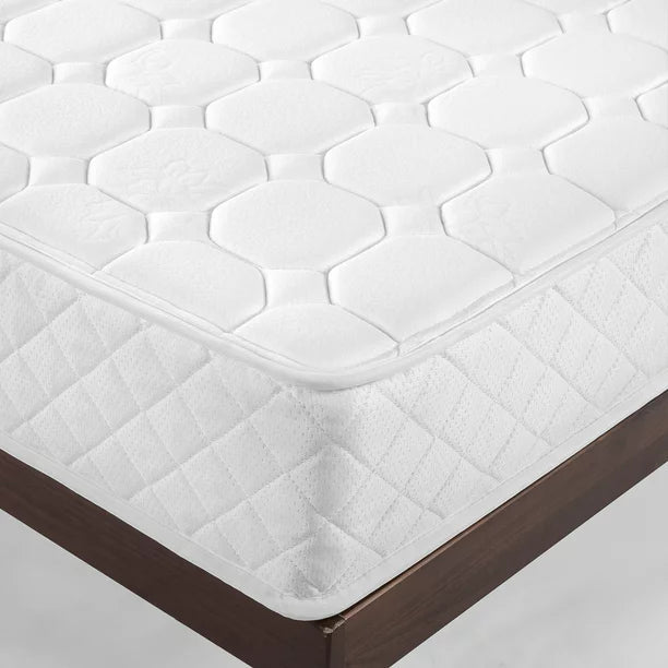 Quilted Hybrid of Comfort Foam and Pocket Spring Mattress Twin 8 Inches