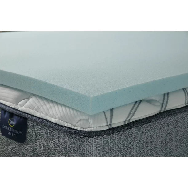 Cooling Mattress Topper Twin in 2 Inches Blue