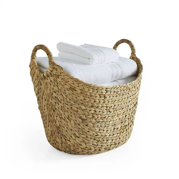 Boat Basket Large Natural Water Hyacinth