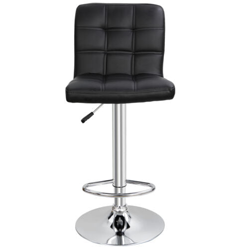 Adjustable Bar Stools PU Leather Modern Dining Chair 4 Pack