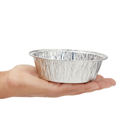 Aluminum Round Disposable Pans 100 Pack