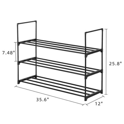 Shoe Rack Shelf Organizer 3 Tier