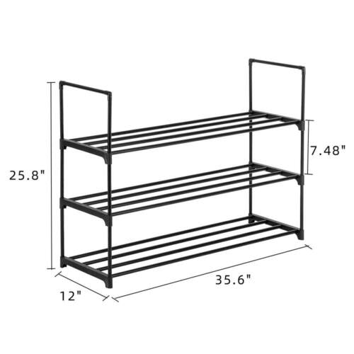 Shoe Rack Shelf Organizer 3 Tier