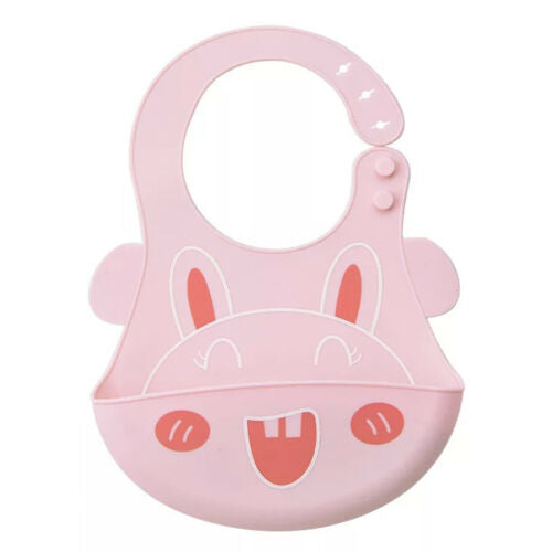 Baby Feeding Silicone Waterproof Bib 2 Pieces