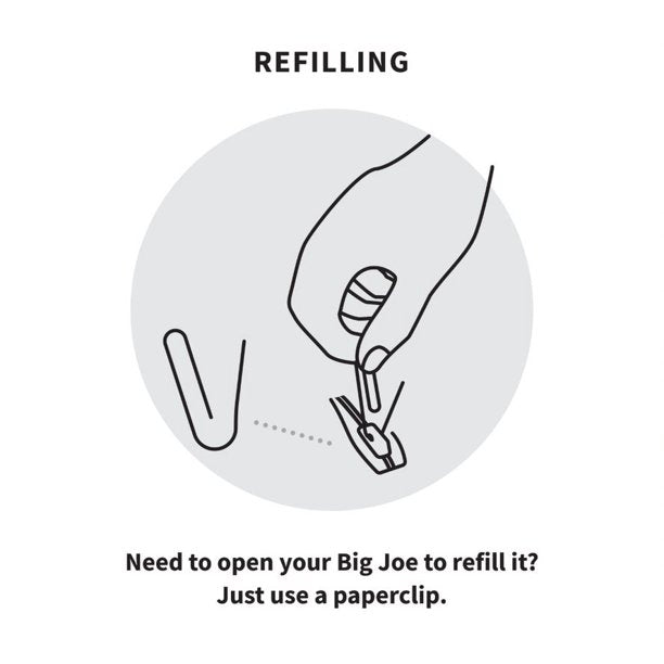 Bean Bag Chair in Black