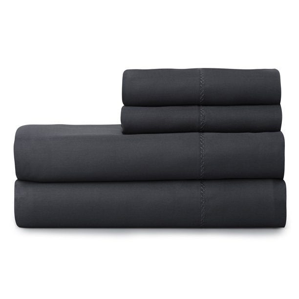 Count Tri Blend 500 Thread with Lyocell Bed Sheet Set Full in Greystone