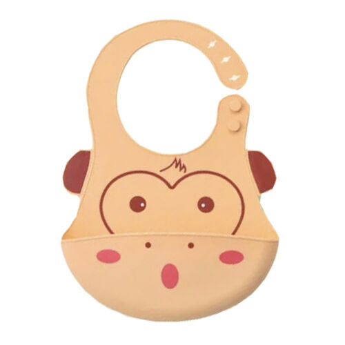 Baby Feeding Silicone Waterproof Bib 2 Pieces