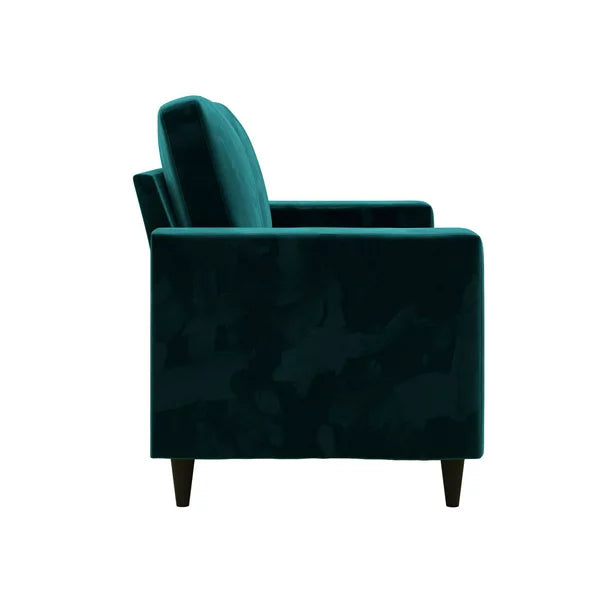 Cooper Loveseat, Green Velvet