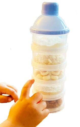 Baby Formula Milk Powder Dispenser 4 Layers 2 Pieces