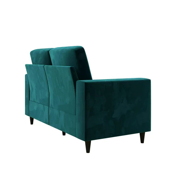 Cooper Loveseat, Green Velvet