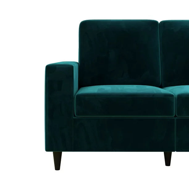 Cooper Loveseat, Green Velvet