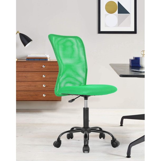 Chair Adjustable Swivel Rolling in Green