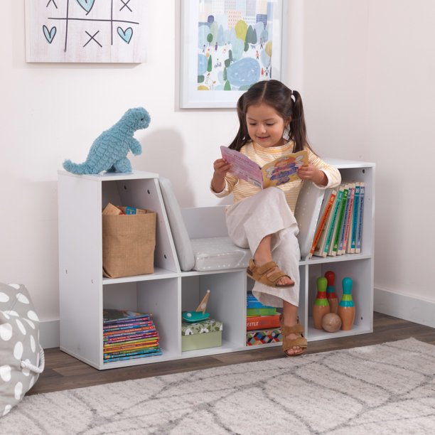 Bookcase 6 Shelves in White