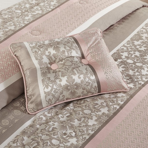 Comforter Set Shams 3 Dec Pillows and Bed Skirt