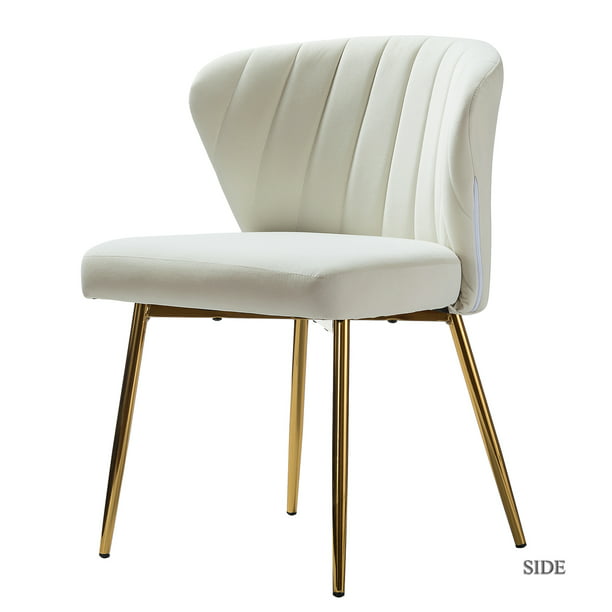 Chair Karat Home Luna Wingback in Ivory