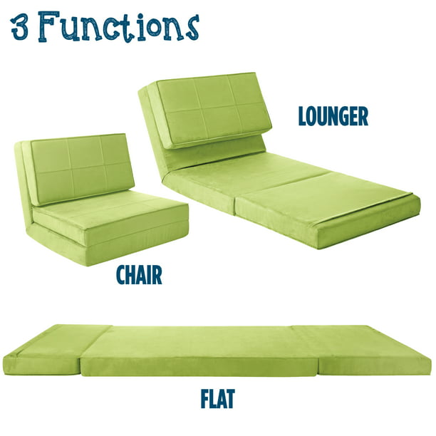 Convertible Flip 3 Position Chair Kids in Green