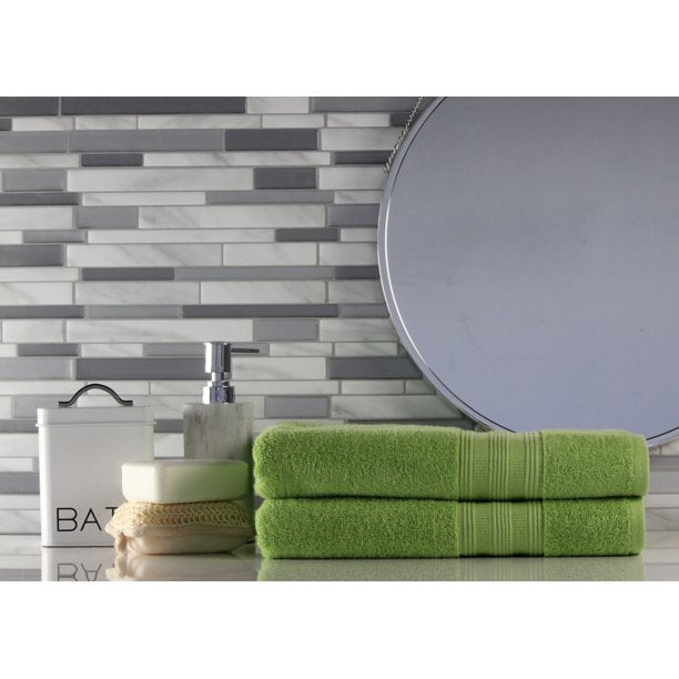 Bath Towel Set Green