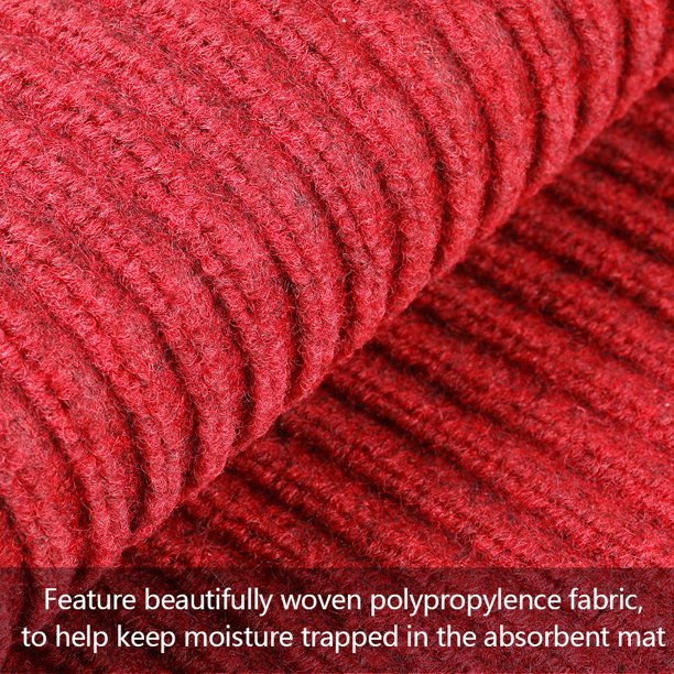 Front Doormat Entrance Red 16x24 Inches