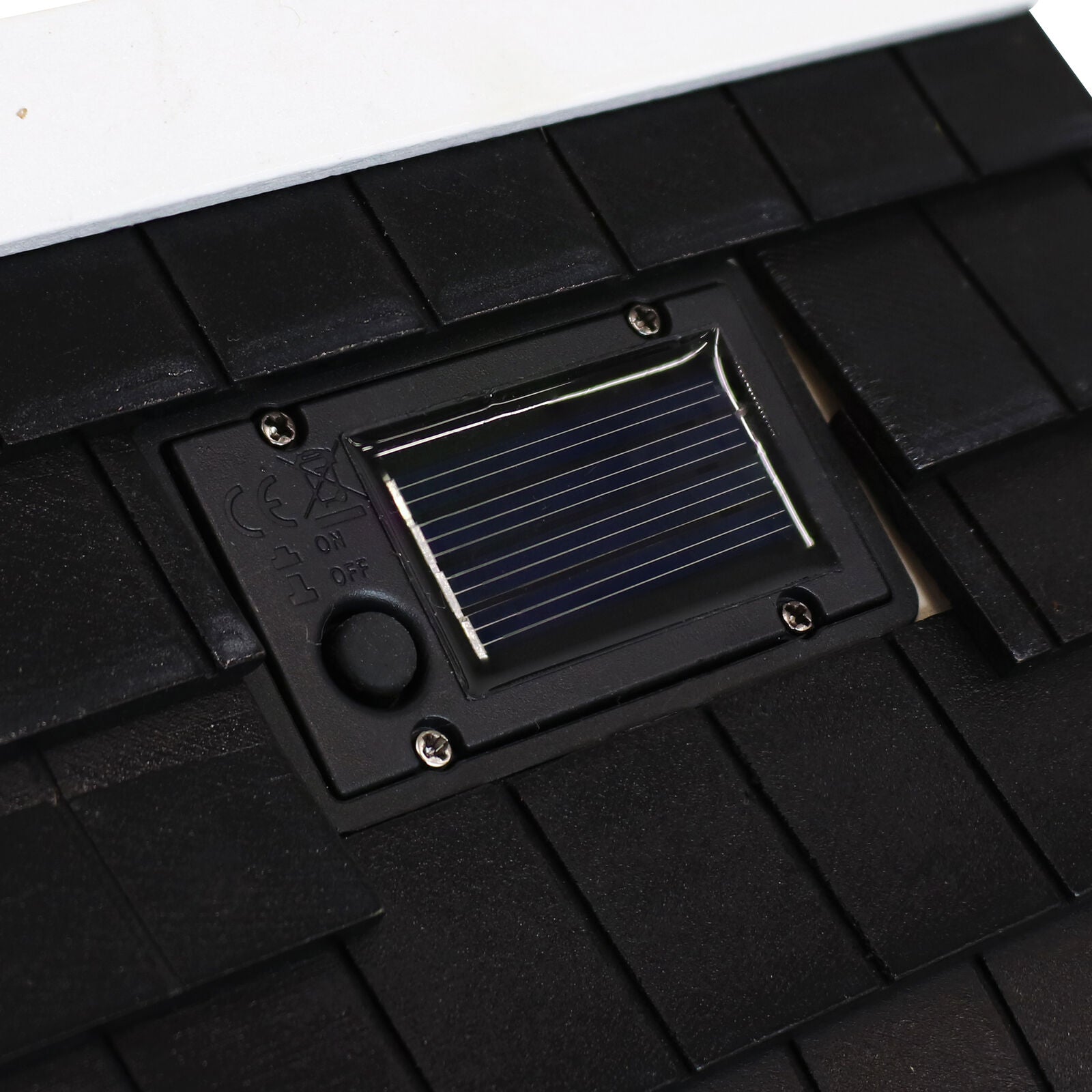 Birdhouse with Solar LED Light in Blue