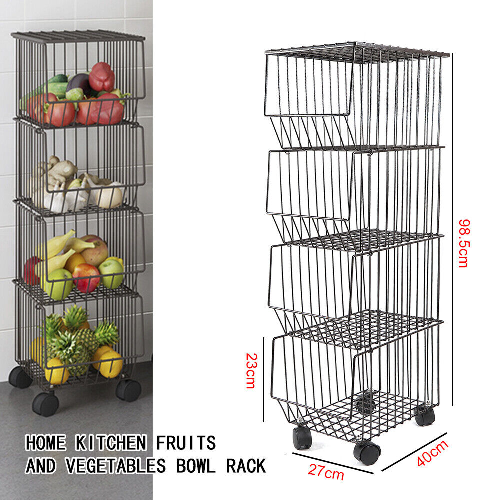 Basket Rack Stand Kitchen carbon steel Storage